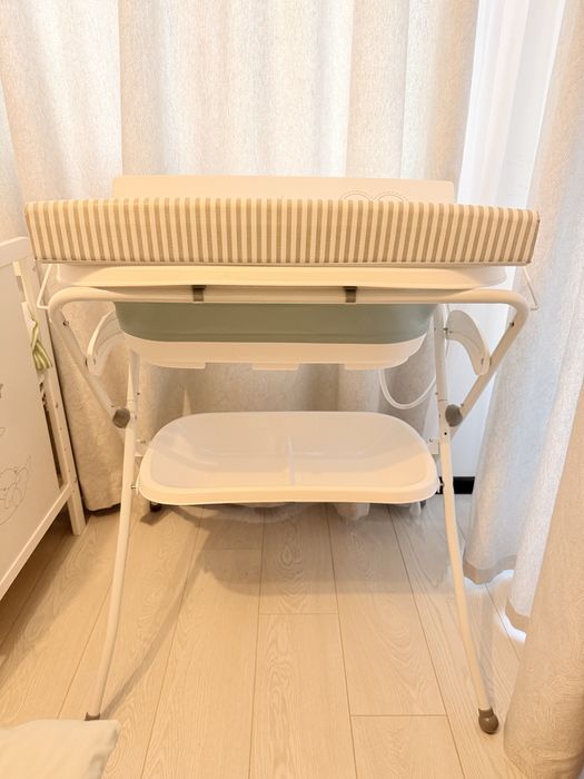 Бебешка вана с повивалник