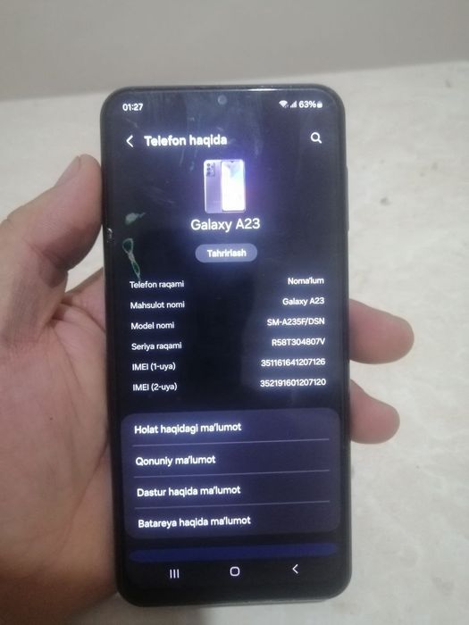 Samsung a23 sotiladi