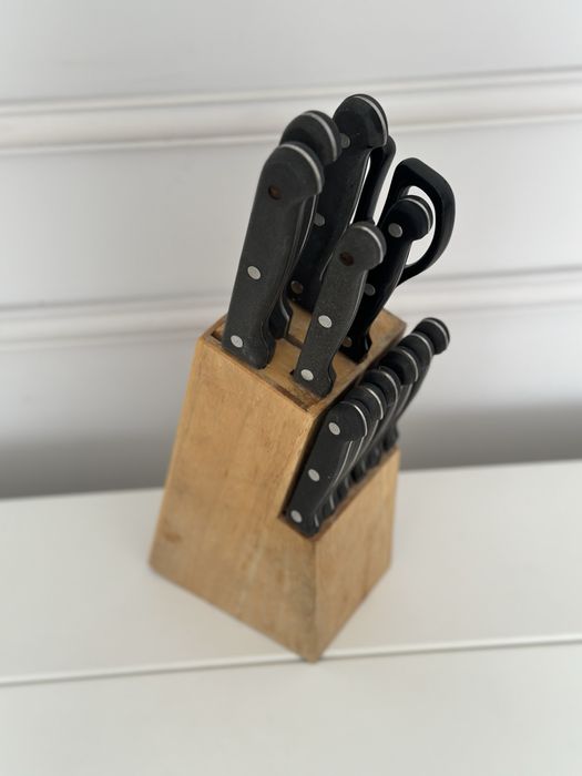 Кухонные ножи набор в подставке