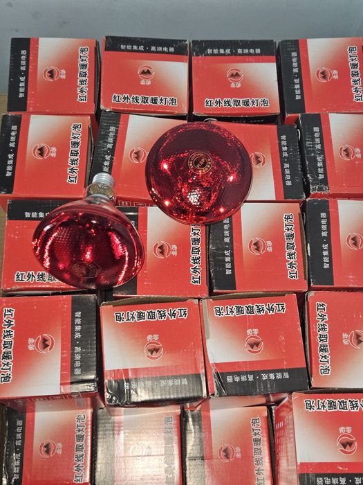 Инфракрасная лампа 100,150,200,250ватт  
Кулланиши: Товукхоналар