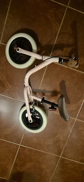 Bicicletă fără pedale Btwin Runride 500 10'' Roz-Bej Copii