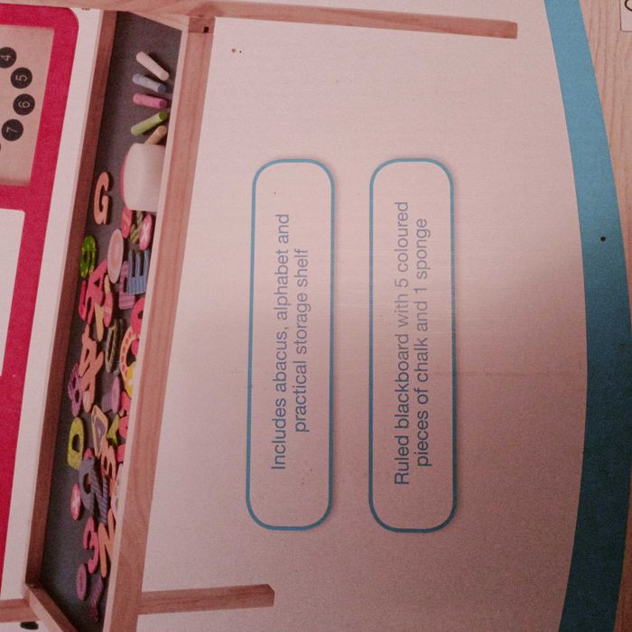 Tablă educațională pentru copii cu două fețe