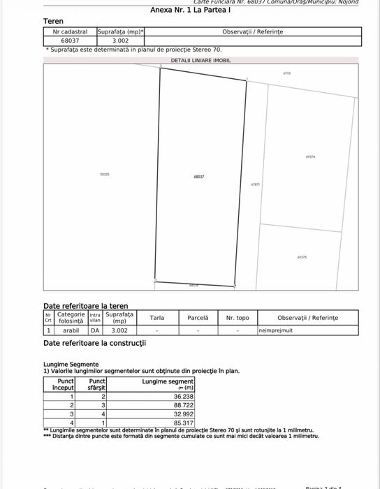 Teren de vânzare 3.002 mp Livada de Bihor zonă investiție