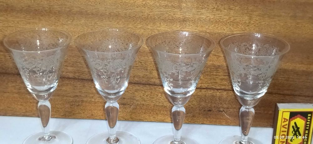 Фужеры 4 шт. Бегемия.