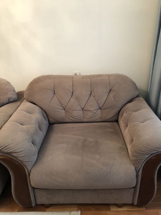 Диван + кресло/кровать, фирма Ariba