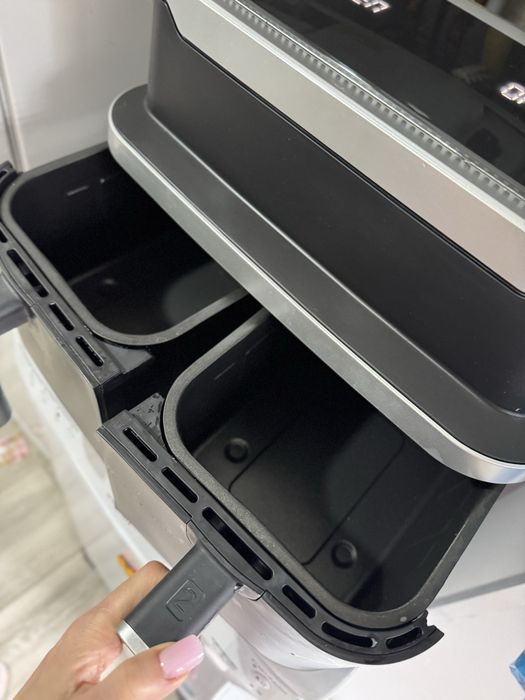 friteuza cu dubla cu aer cald