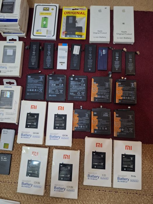 Iphone samsung redmi nokia batareyalar bor