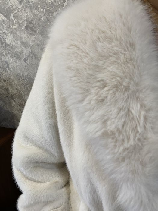 Эко шуба белая