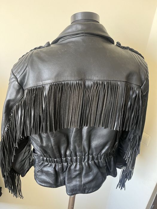 Geaca piele , model deosebit