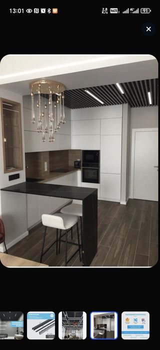 Реечный алюминиевый потолок CESAL.