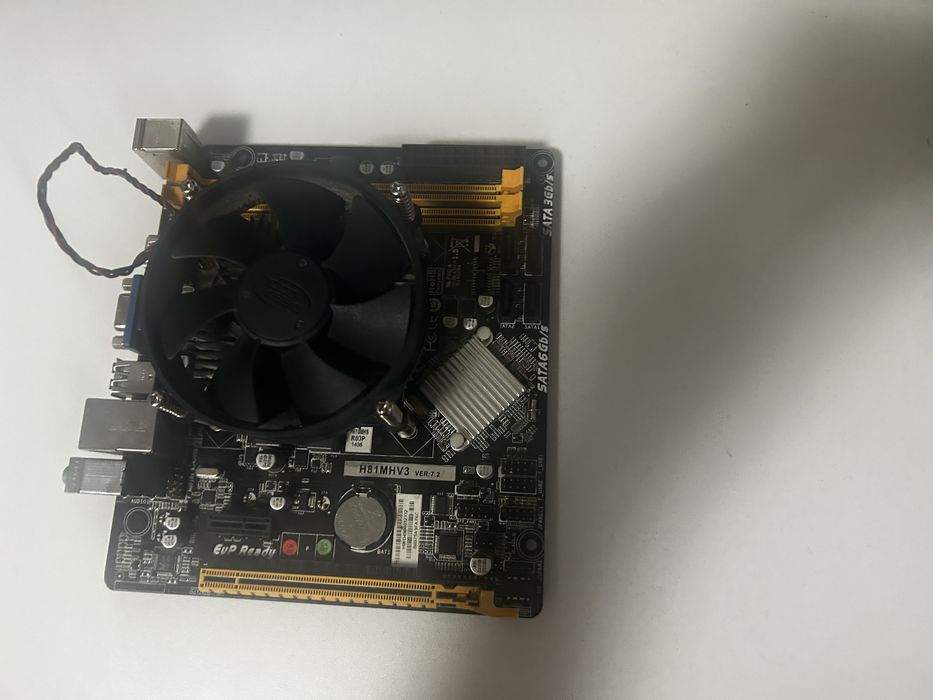 материнская плата,процессор и куллер