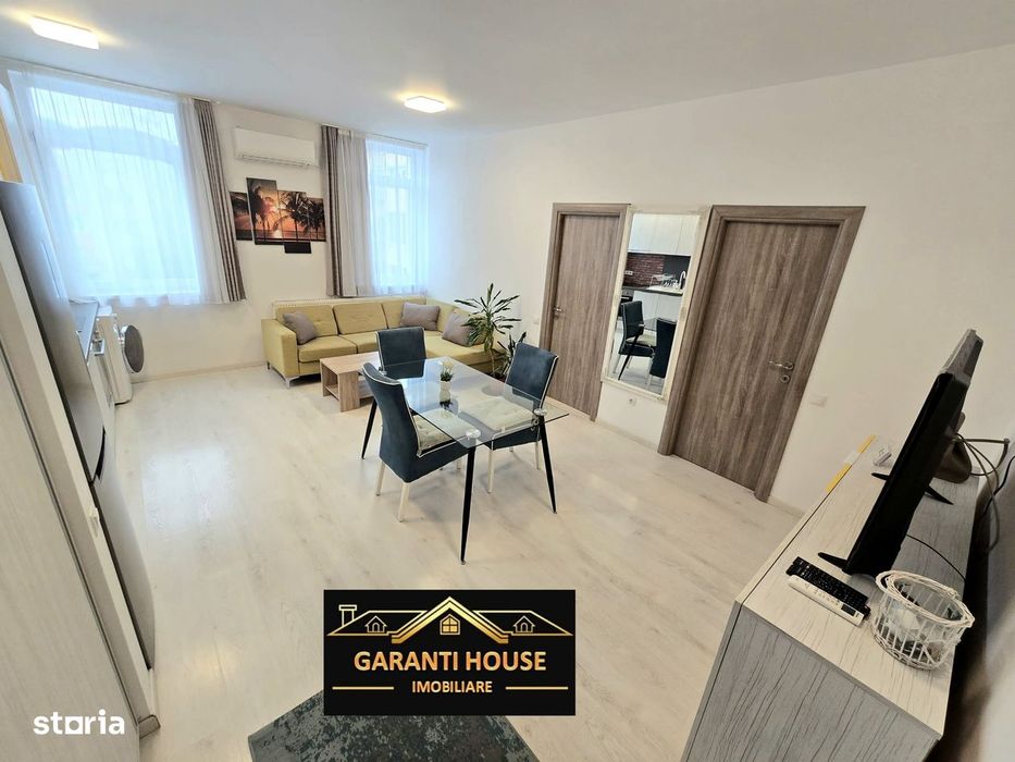 Zona McDonald's, bloc nou, apartament cu 2 camere, mobilat, 370€/Luna