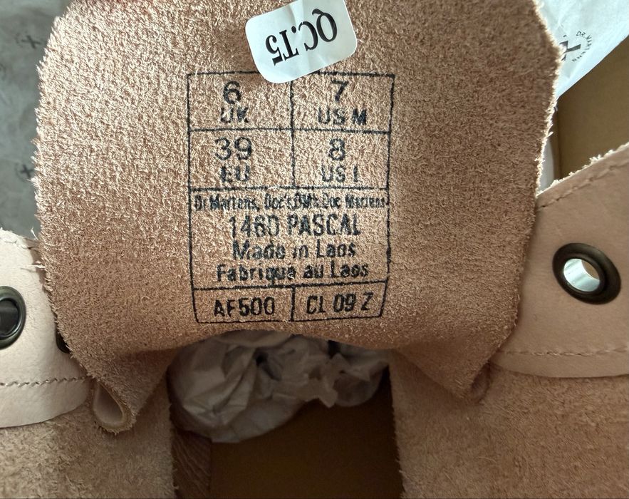 Dr. Martens 1460 Pascal Nubuck Leather ОРИГИНАЛНИ дамски кубинки 39/25