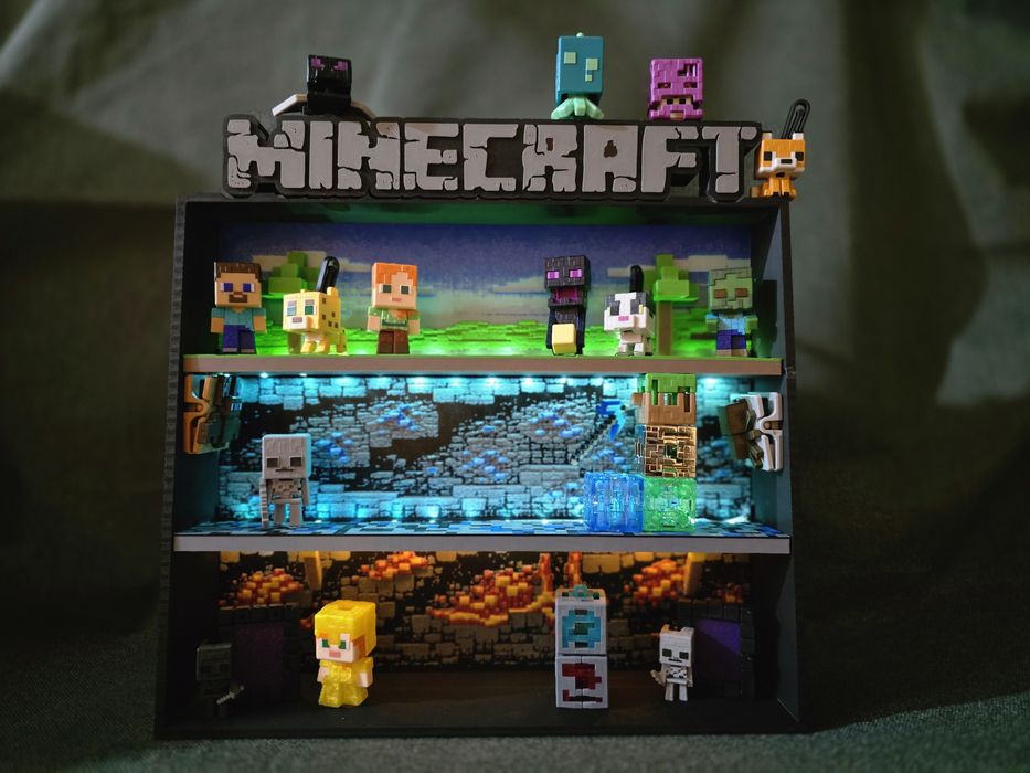 Kinder Joy Display Minecraft Stand