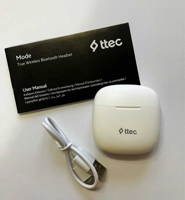 Bluetooth слушалки ttec Mode, TWS, Бели