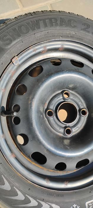 1 janta tabla 5jx14 ET 49, 4x100, R14 cu anvelopa 175/65 R14 82T