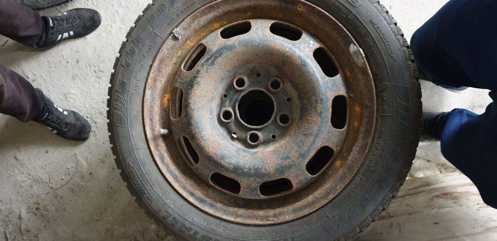 Джанти 5х112 мерцедес с гуми 185 55 15