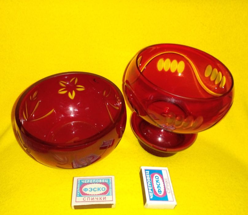 Вазы Стекло Винтаж СССР