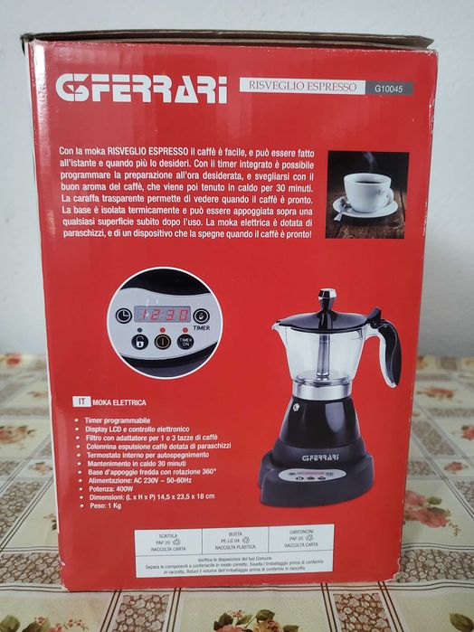 Aparat de cafea electric, G3 Ferrari, 400W, NOU