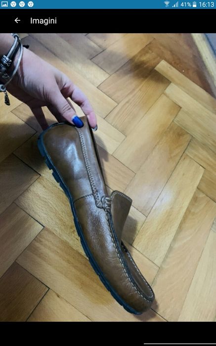 Mocasini Piele nr 43 PAT CALVIN