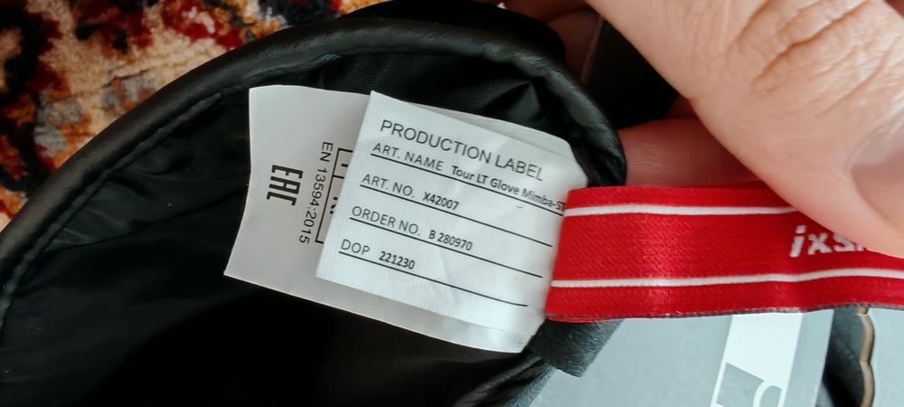 Mănuși moto IXS NOI vreme rece