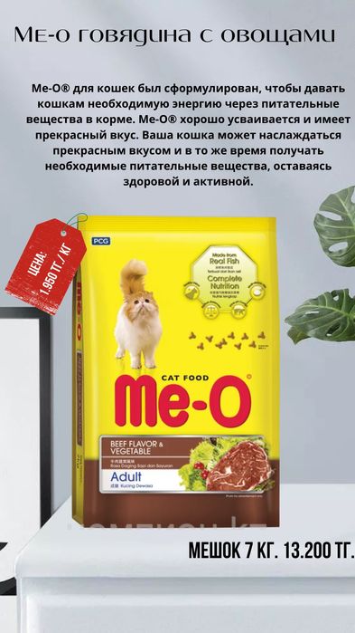 Ме-о говядина с овощами