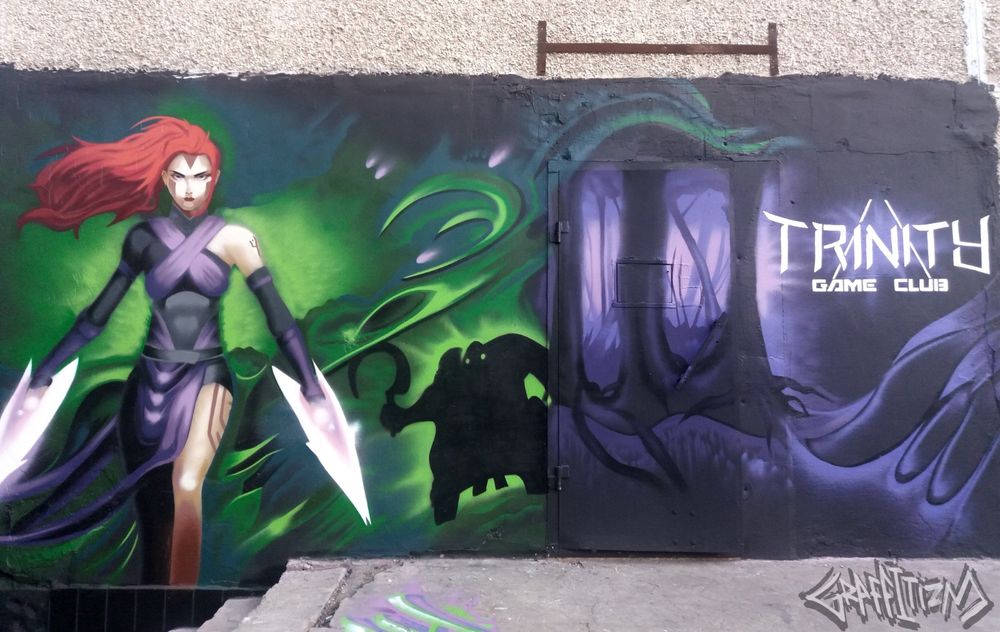 Граффити оформление, роспись стен г.Костанай