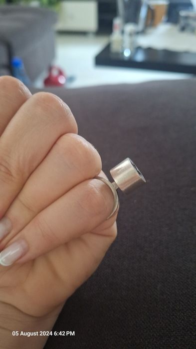 Inel argint designer