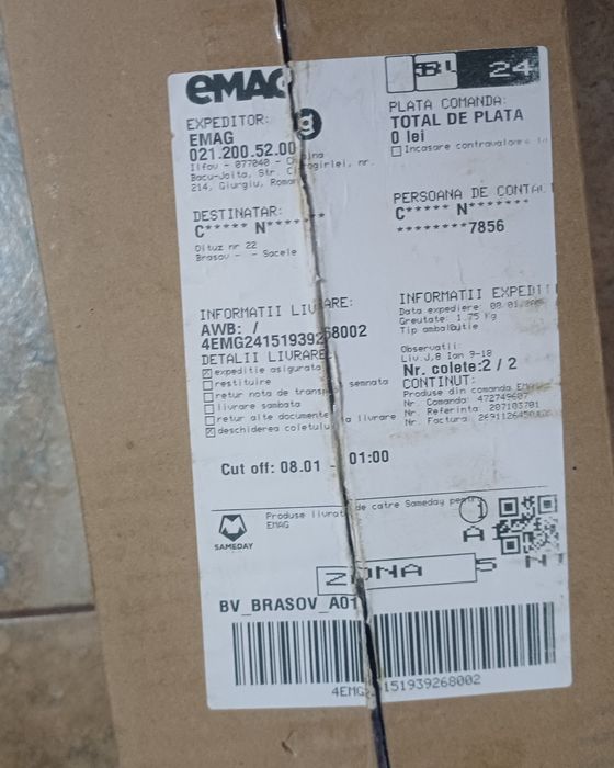 Lapte praf Aptamil  2/3 ani, noi cu etichetă