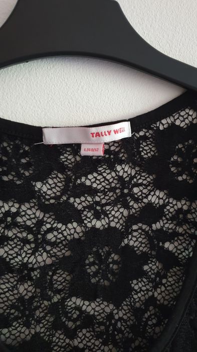 Bluza lunga M/L Tally Weijl, bumbac cu dantela