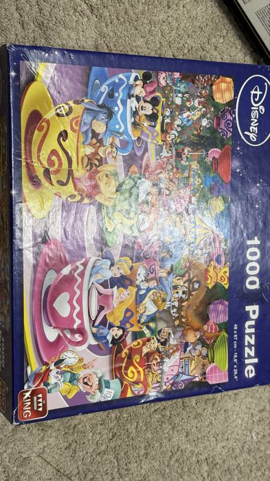 Пъзел всички герои от дисни. 1000 части