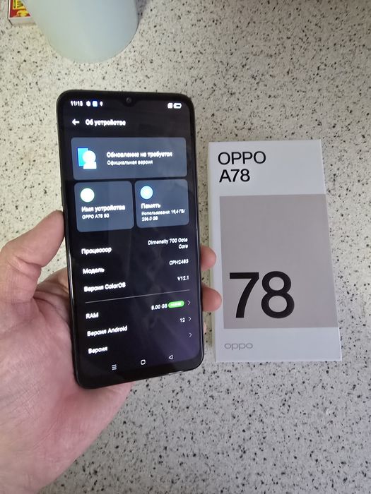 Оппл А 78 256гб 27000тг