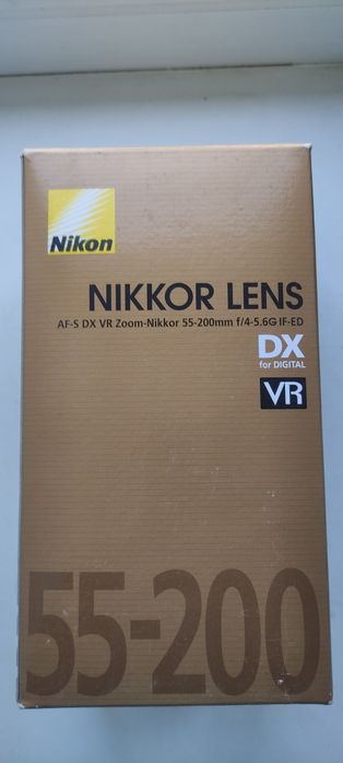 Объектив Nikon 55-200 Новый