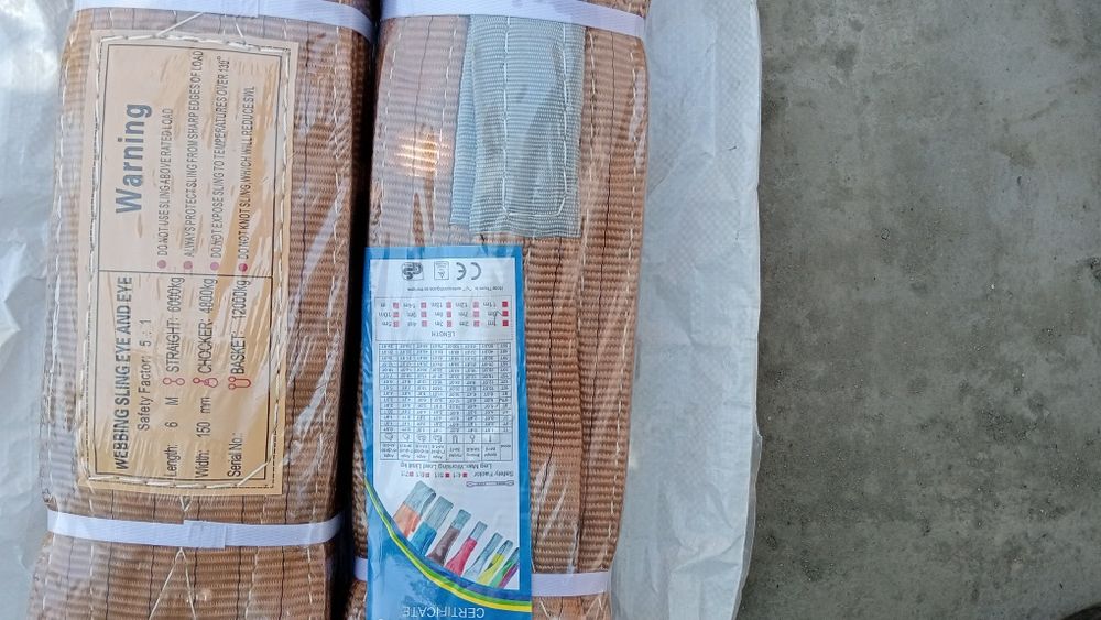 Продам текстильные стропы новые в отличном состоянии