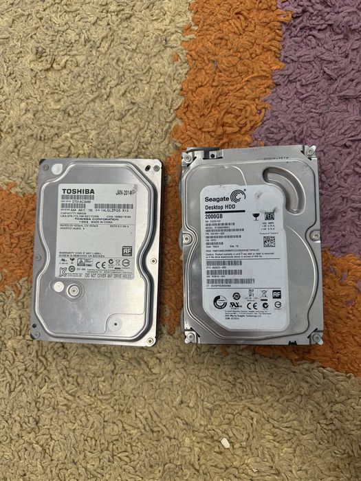 Hdd жесткий диск на 2тб и 500гб