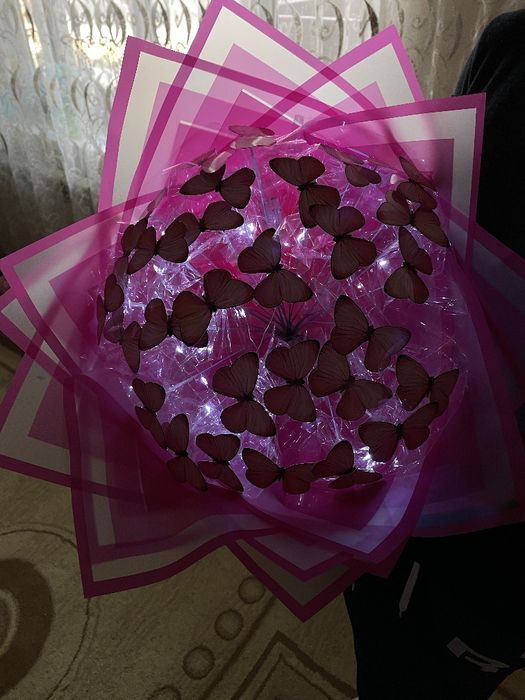 Букет из бабочек на заказ.