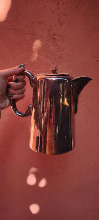 Cafetieră vintage Sheffield England EPNS argintată – 6 cești, cca. 1950–60