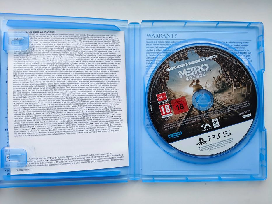 Метро Исход / Metro Exodus PS5