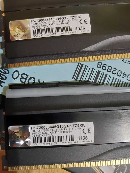 32GB 7200MT/s CL34 - G.Skill TridentZ Neo RGB (XMP) DDR5