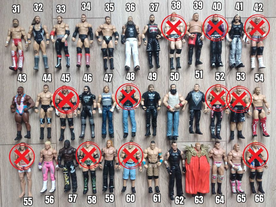Екшън Фигурки WWE Кеч Pro-Wrestling Action Figures Reigns HHH Cena 2/3