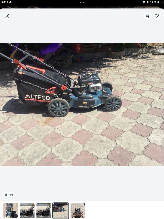 газонокосилка alteco
