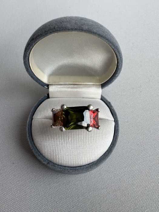 Inel din argint si cubic zirconia