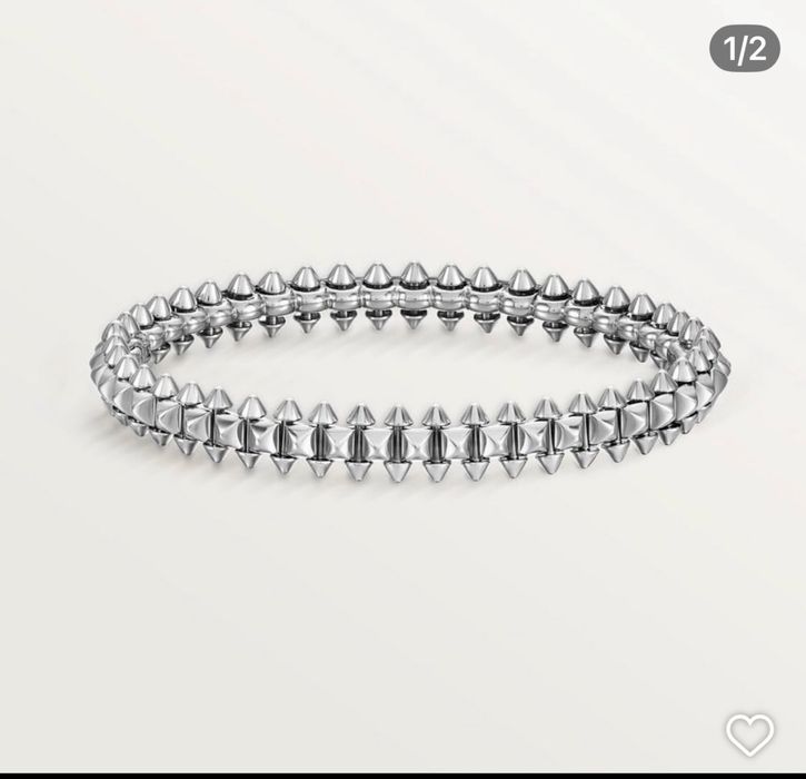Браслет золотой clash cartier