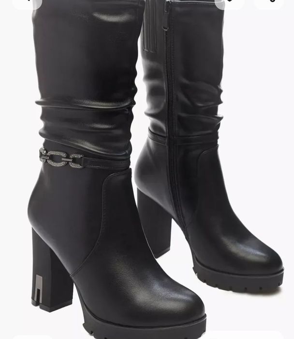 Зимние полусапожки