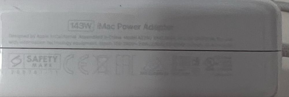 Alimentator Apple Imac 143W, original cu factura.