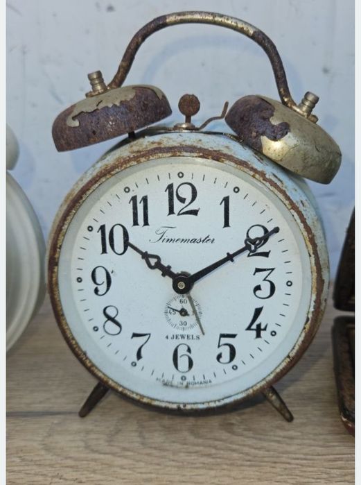 Lot 5 ceasuri de masă mecanice vintage – Slava, Peter, Timemaster
