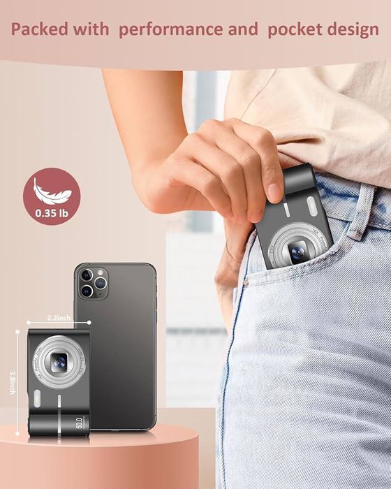 Kомпактна цифрова камера M03 - 50MP снимки + FHD видео + 32GB карта