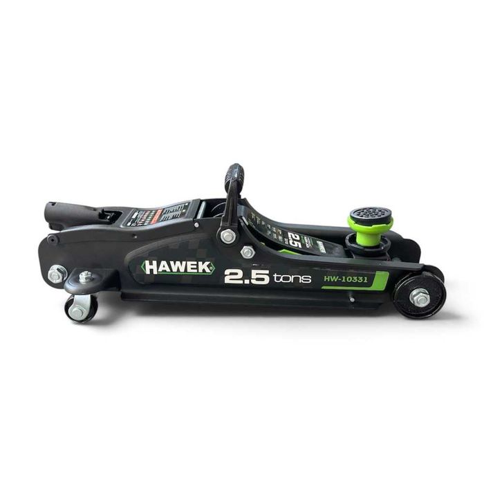 НЕМСКИ Хидравличен Крик Тип „Крокодил“ 2.5 Тона Нископрофилен HAWEK HW-10331 + Подарък ЛЕД ФЕНЕР