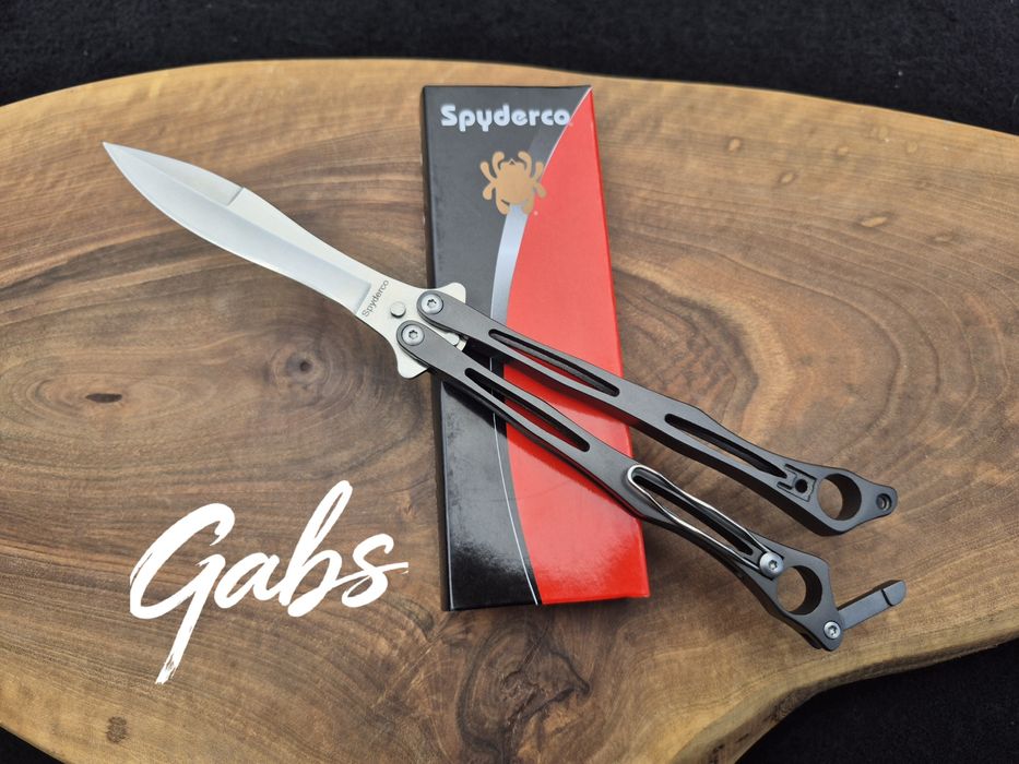 Сгъваем нож пеперуда Spyderco SpyderFly Butterfly B01P