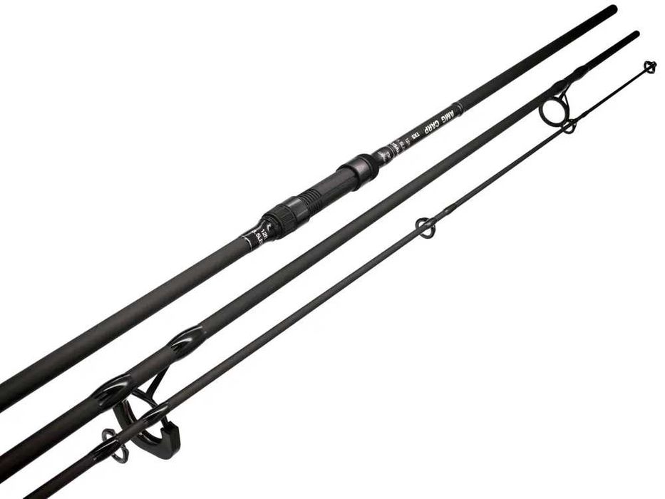 Шарански Комплект с 3бр. OSAKO AMG CARP TX5 3.60m/3.90m 3lbs + 3бр. Макари OSAKO KF9000L/KF10000L+Сигнализатори с Обтегачи OSAKO+Шаранджийска стойка
